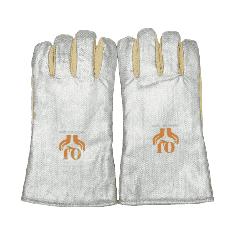 Алюминизированная перчатка для тепловой защиты Арамида Алюминизированная перчатка для тепловой защиты Арамида