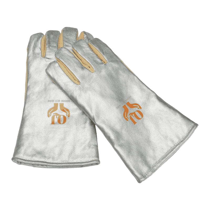 Алюминизированная перчатка для тепловой защиты Арамида Алюминизированная перчатка для тепловой защиты Арамида