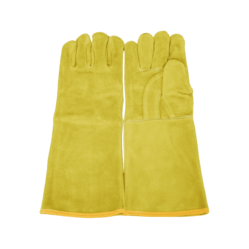 Кожаная кожаная перчатка для коровьей кожа Кожаная кожаная перчатка для коровьей кожа